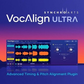 Synchro Arts VocALign Ultra 人聲對齊校準軟體專業版 (從 RePitch 升級) (序號下載版)